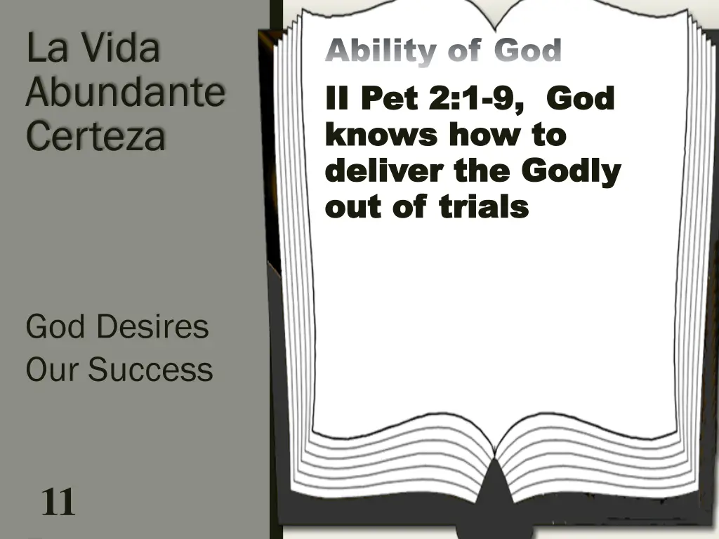 la vida abundante certeza 8