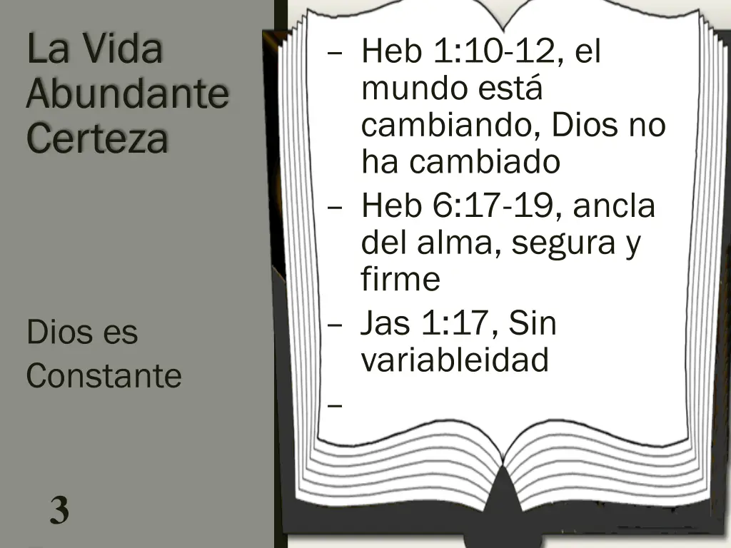 la vida abundante certeza