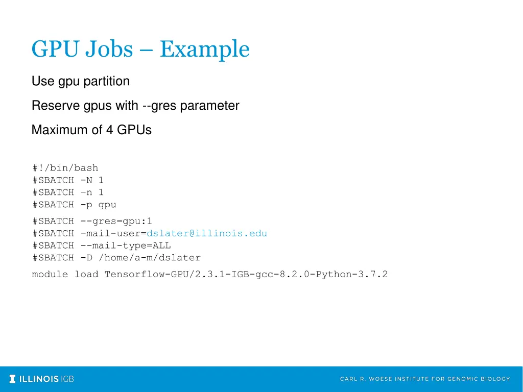 gpu jobs example