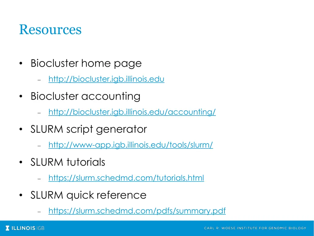 resources