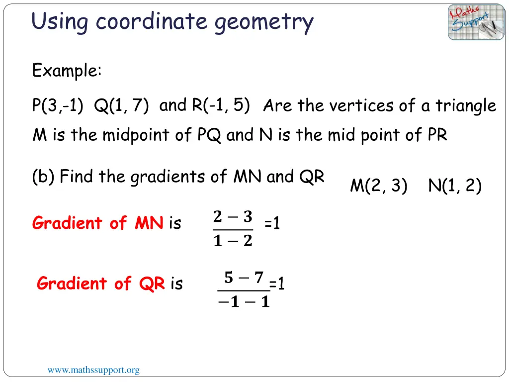 using coordinate geometry 3