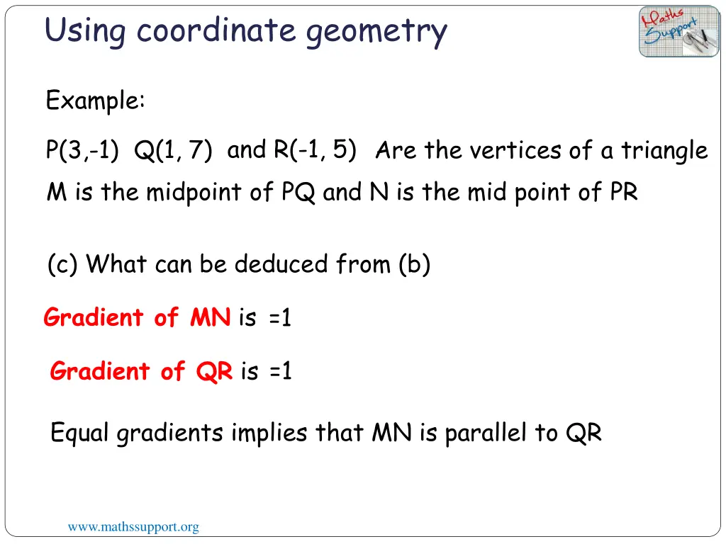 using coordinate geometry 4