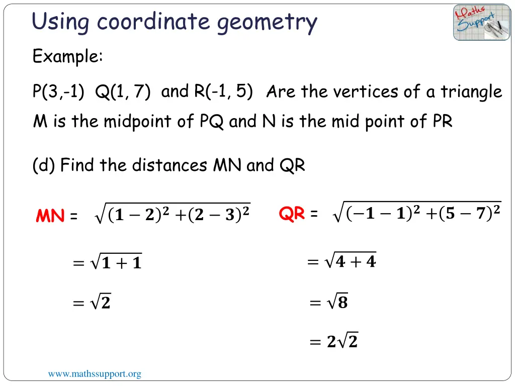 using coordinate geometry 5