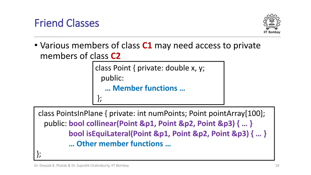 friend classes friend classes
