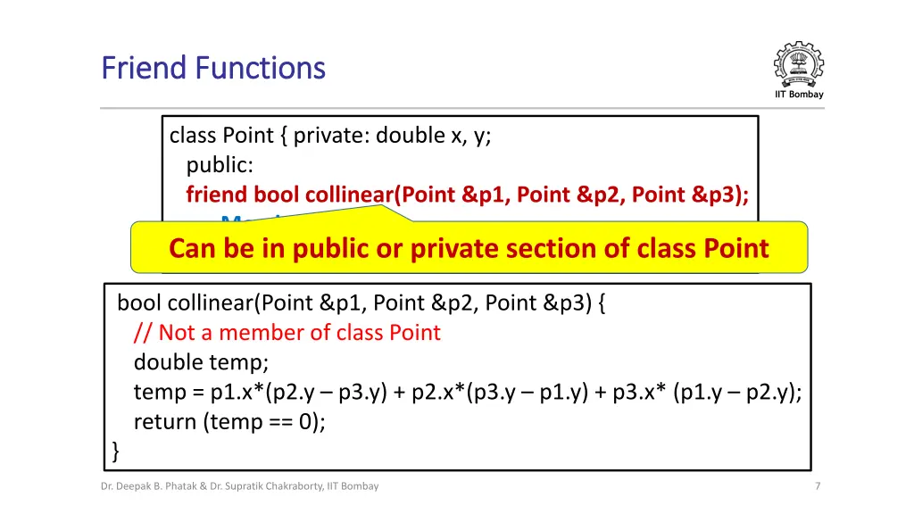 friend functions friend functions 2
