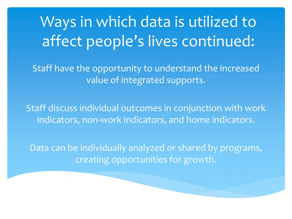 ways in which data is utilized to affect people 1