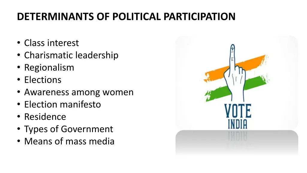 determinants of political participation 1