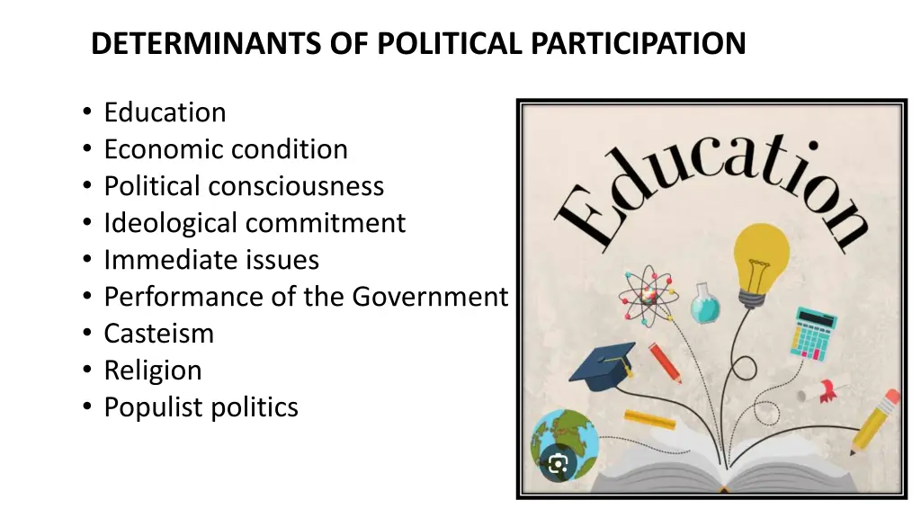 determinants of political participation