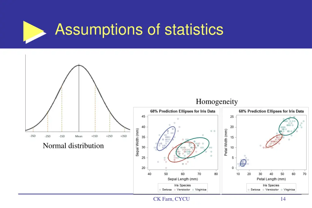 assumptions of statistics
