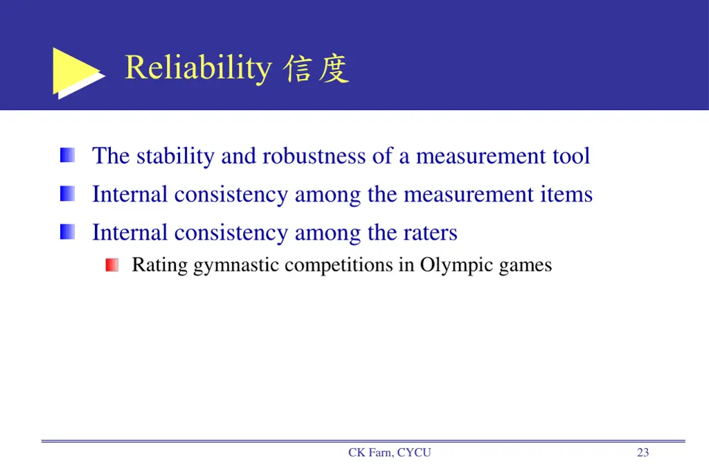 reliability