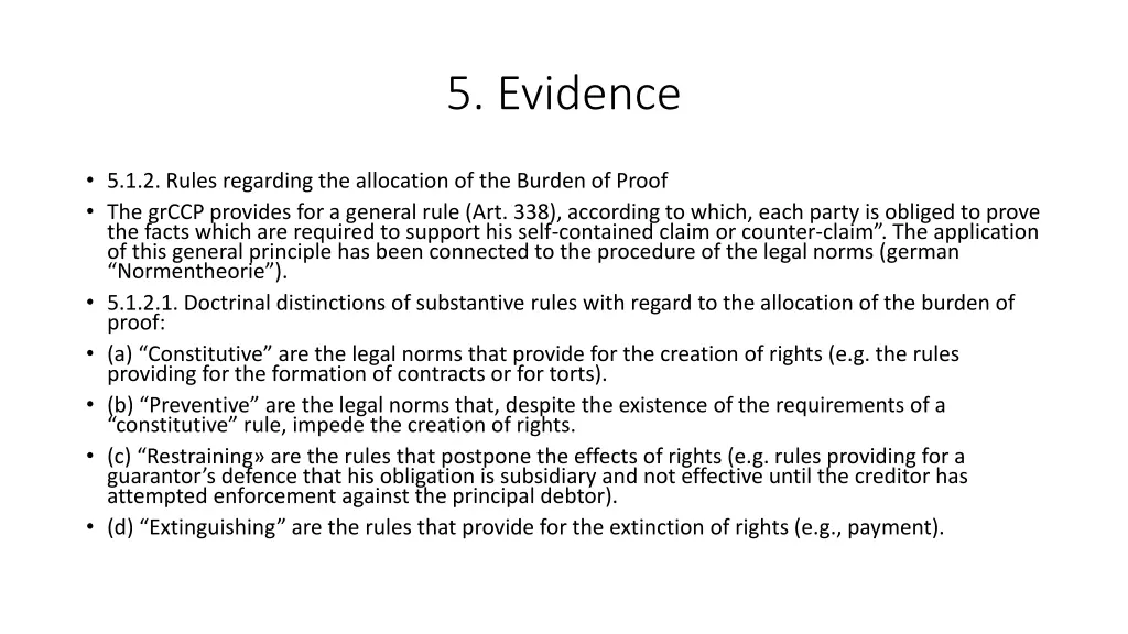 5 evidence 1
