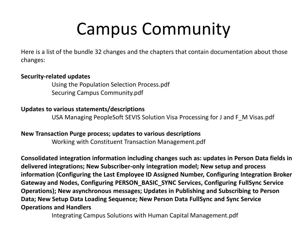 campus community