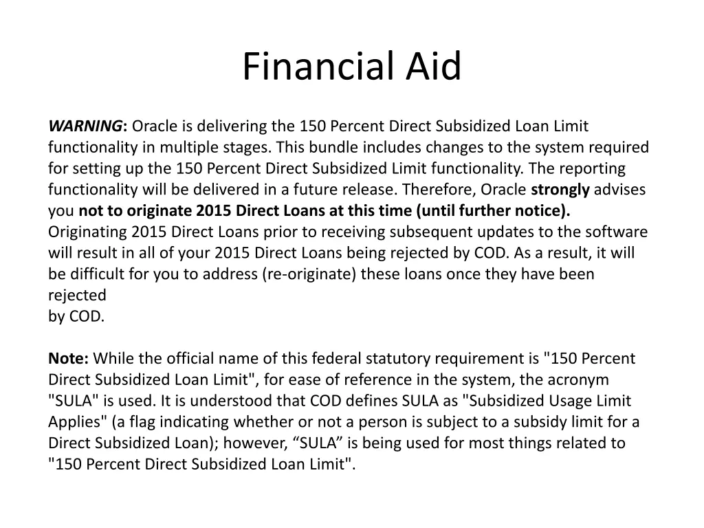 financial aid 1
