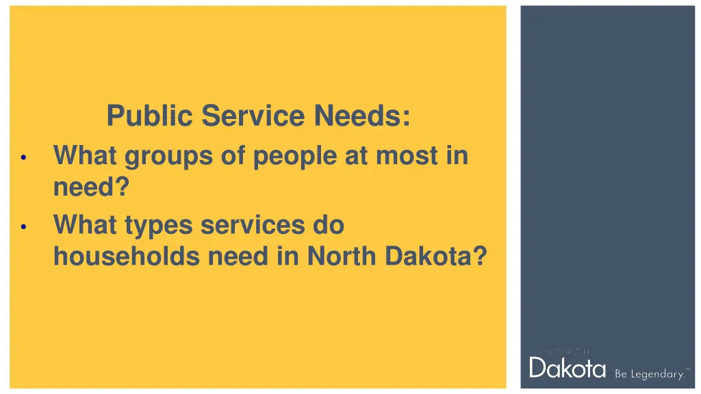 public service needs what groups of people
