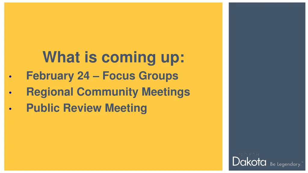what is coming up february 24 focus groups