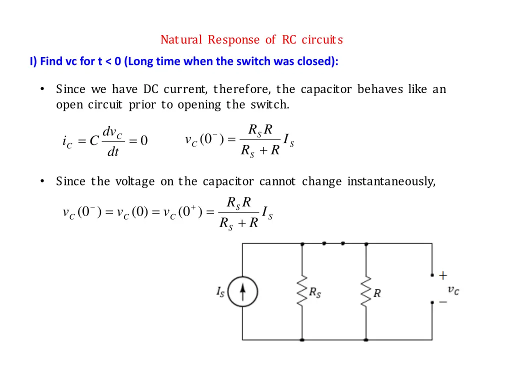 natural response of rc circuits 2