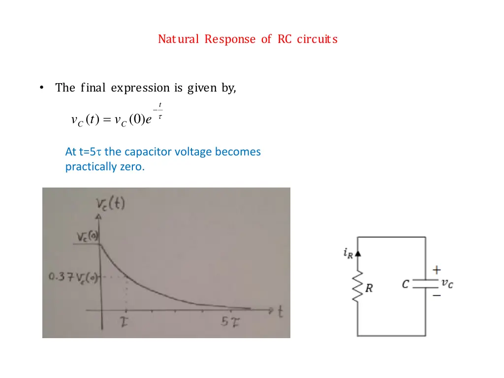 natural response of rc circuits 6