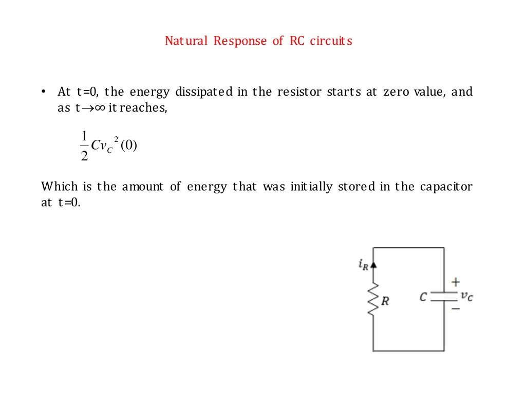 natural response of rc circuits 9