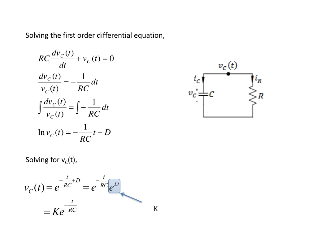 solving the first order differential equation 1