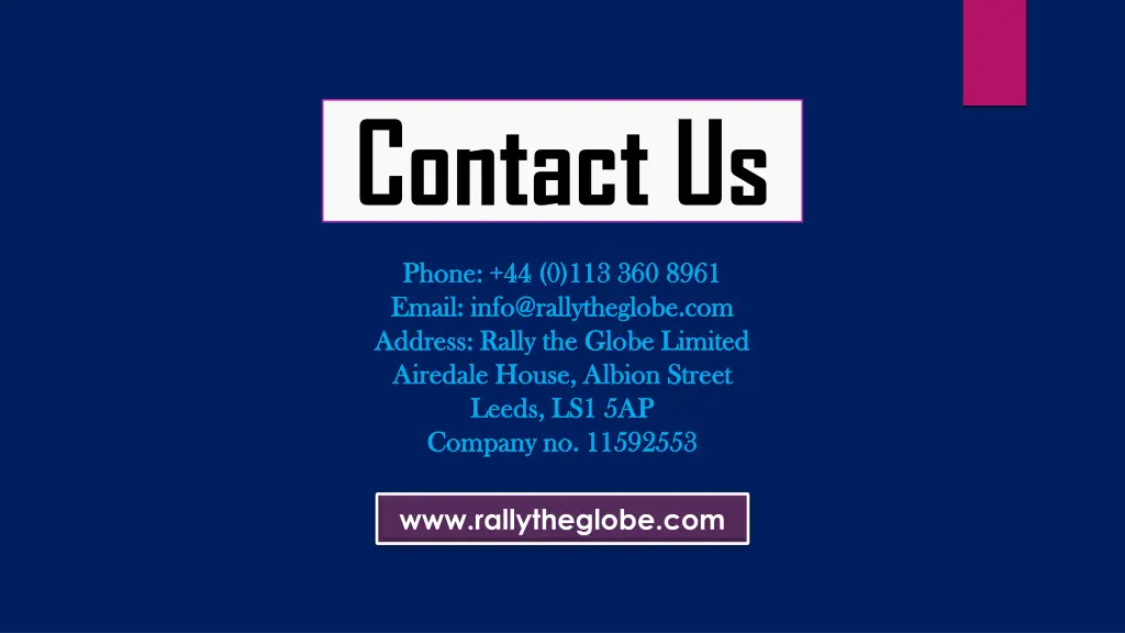 contact us