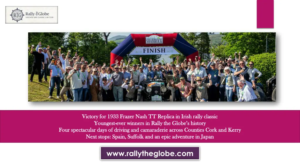 victory for 1933 frazer nash tt replica in irish