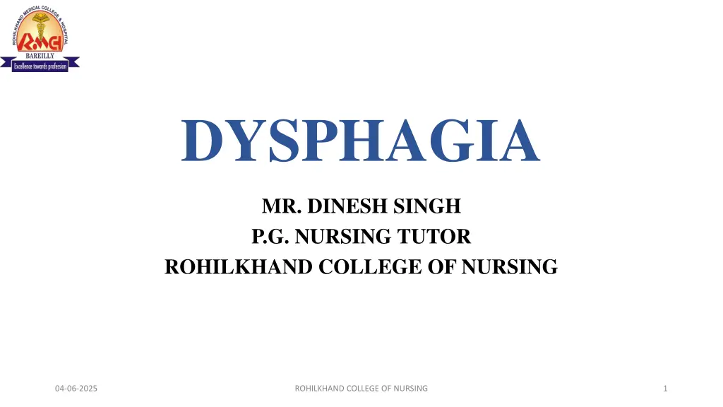 dysphagia