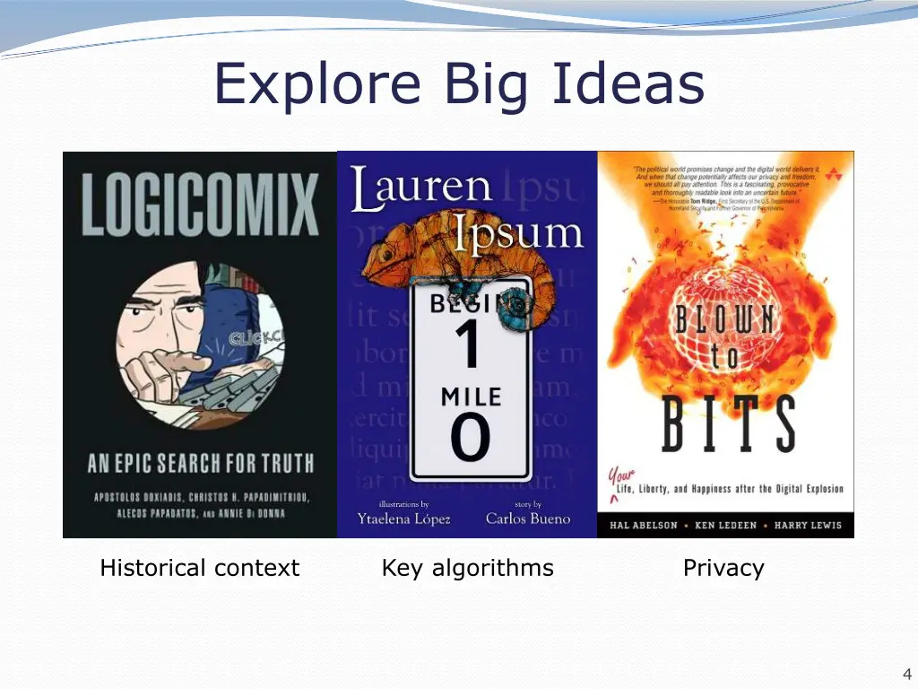 explore big ideas