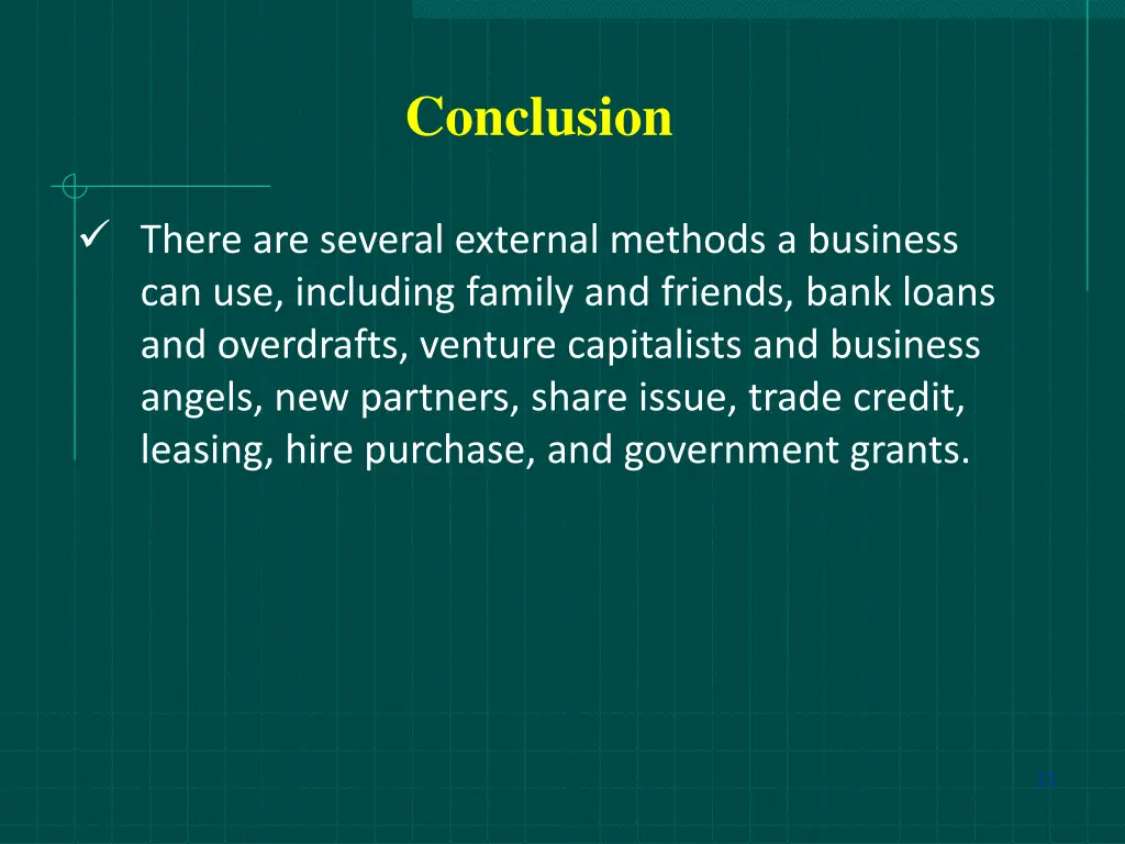 conclusion