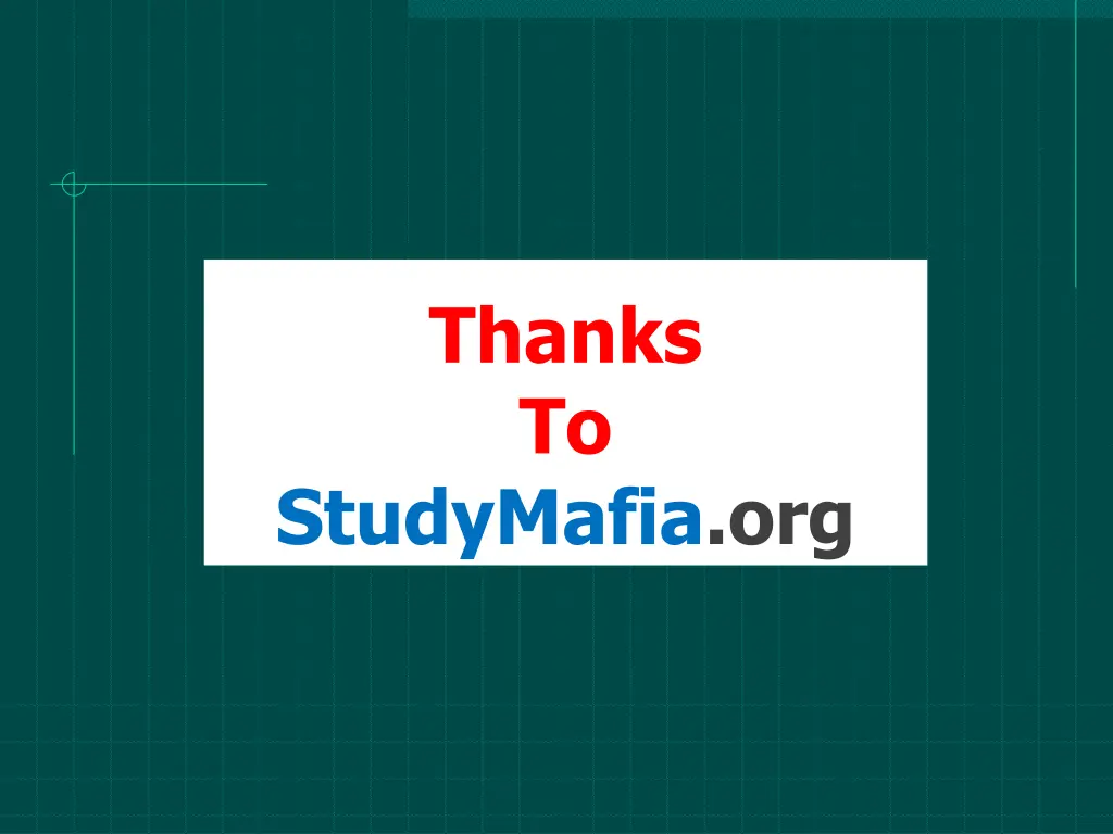 thanks to