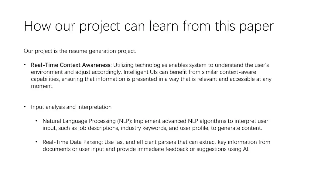 how our project can learn from this paper