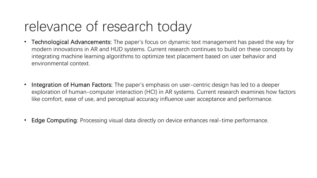 relevance of research today