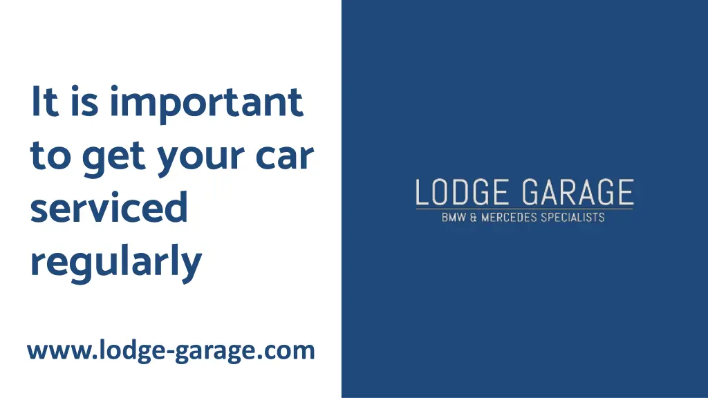 it is important to get your car serviced regularly