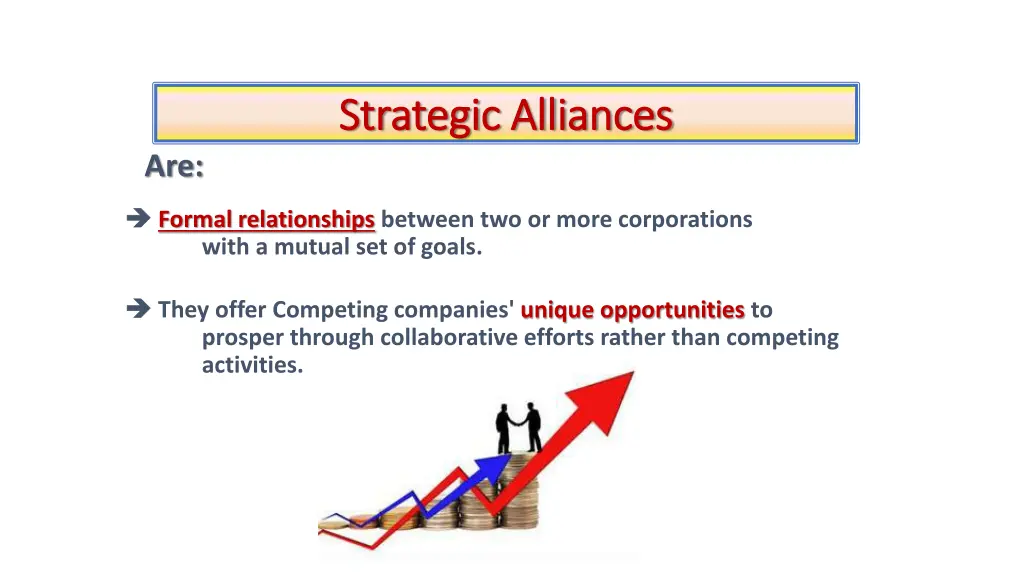 strategic alliances strategic alliances