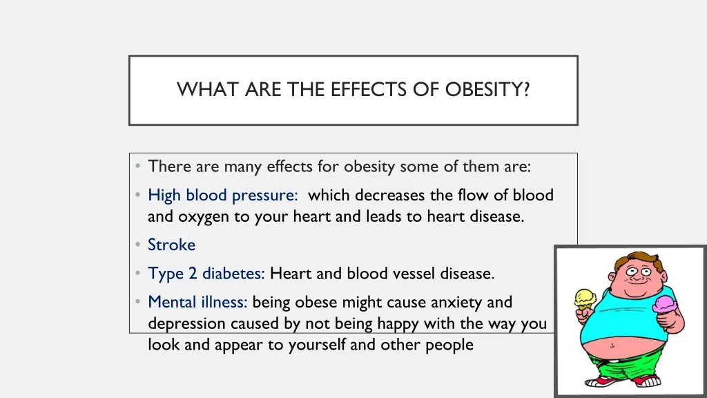 what are the effects of obesity
