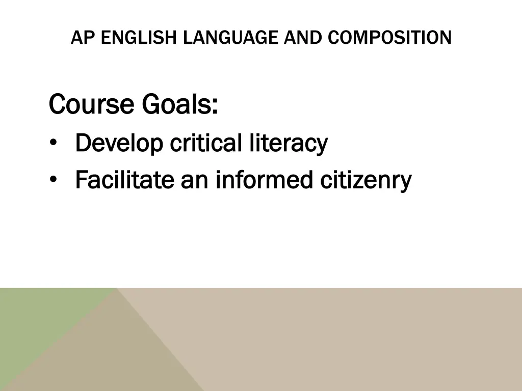 ap english language and composition 1