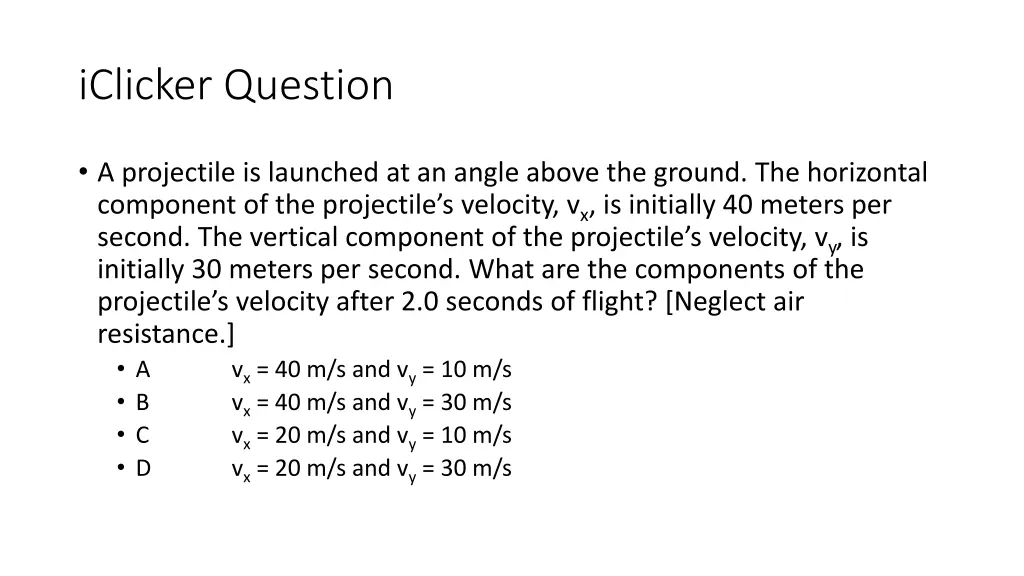 iclicker question 11