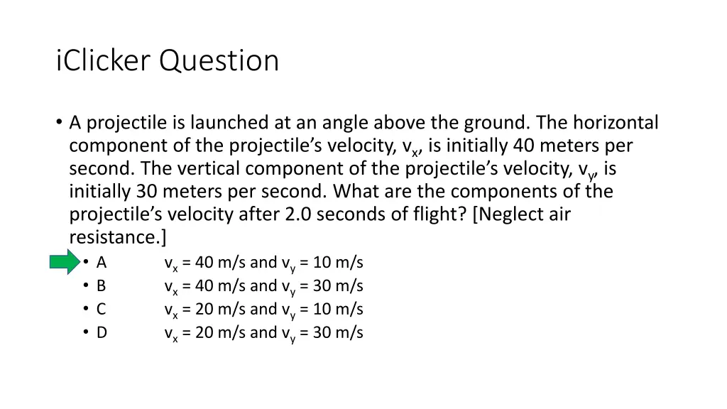iclicker question 12