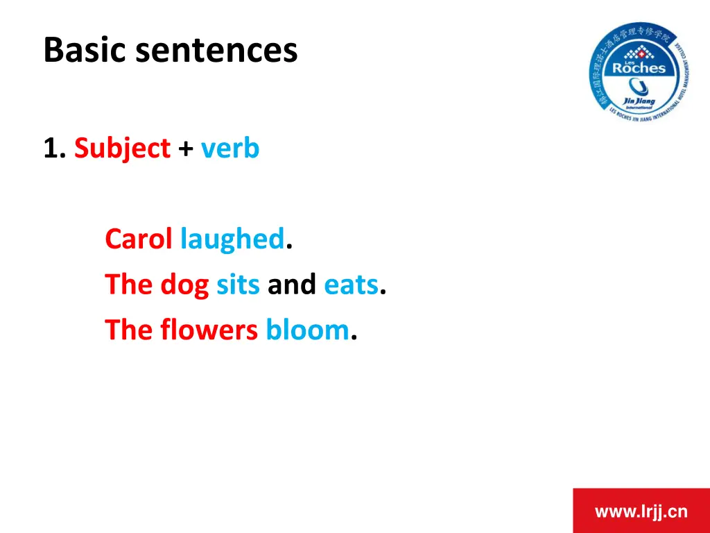 basic sentences
