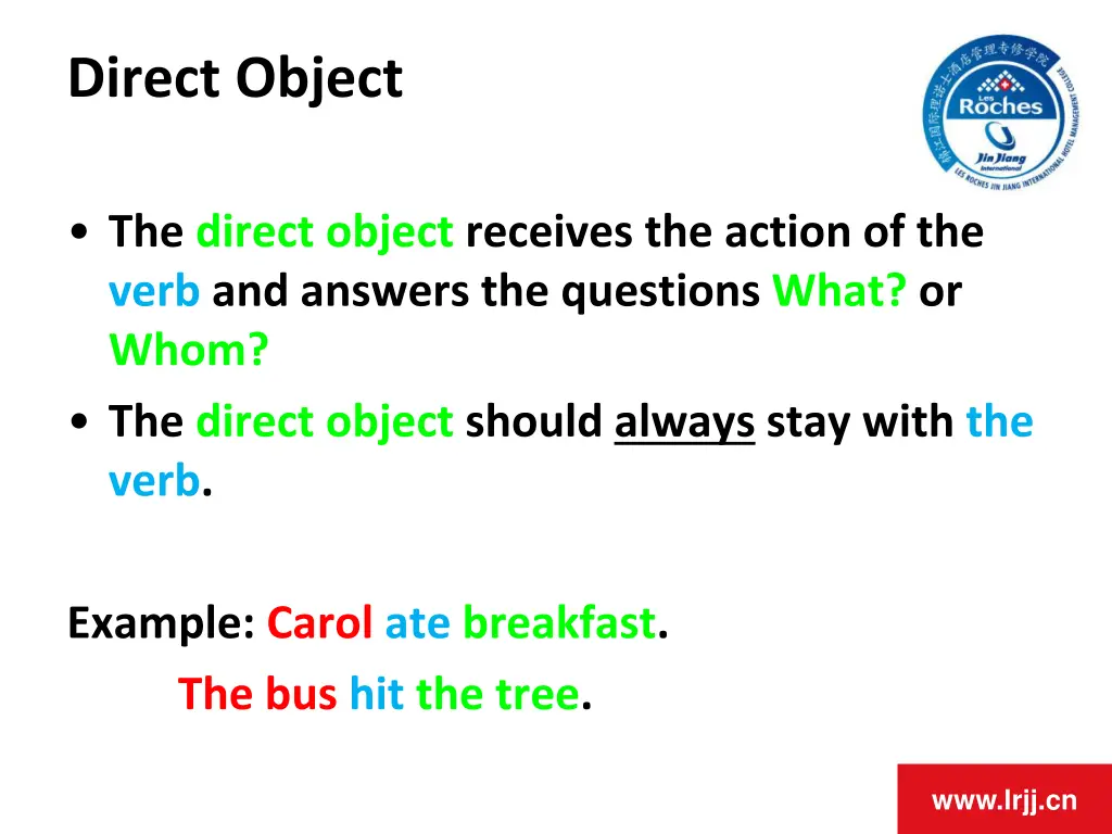direct object