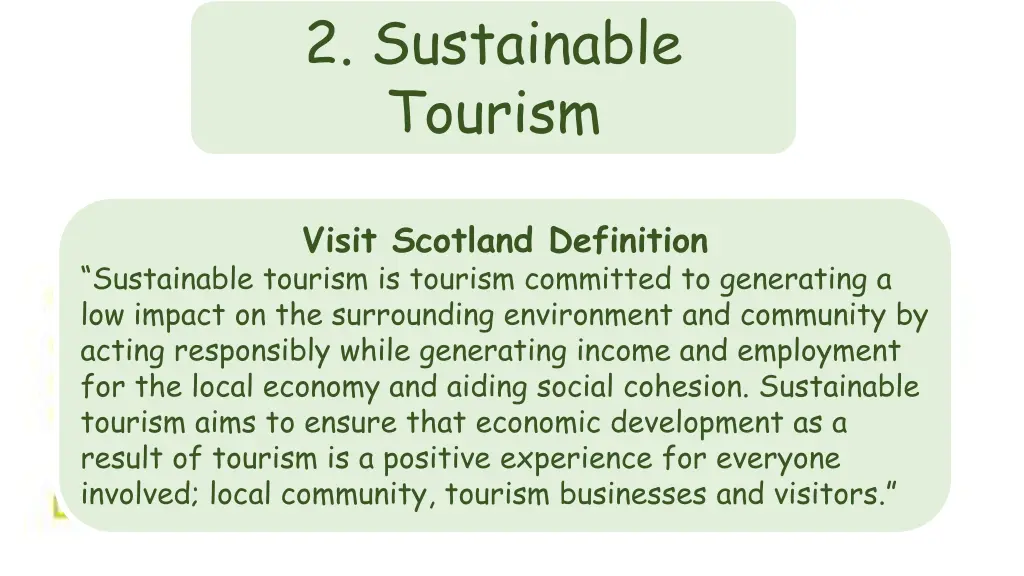 2 sustainable tourism