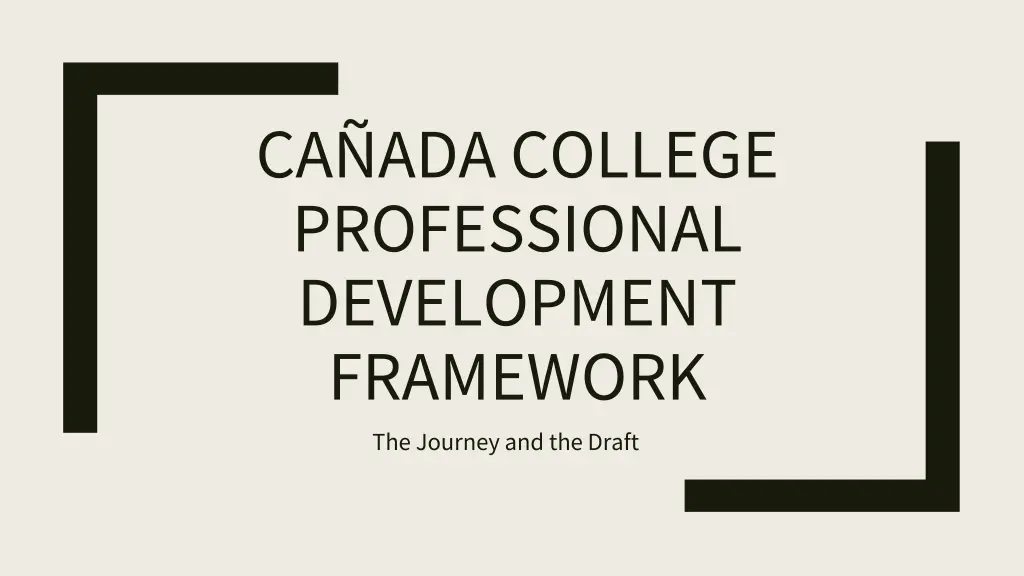 ca ada college professional development framework