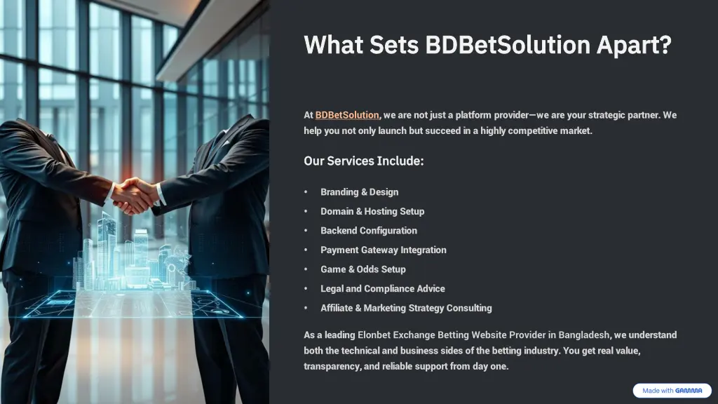 what sets bdbetsolution apart what sets