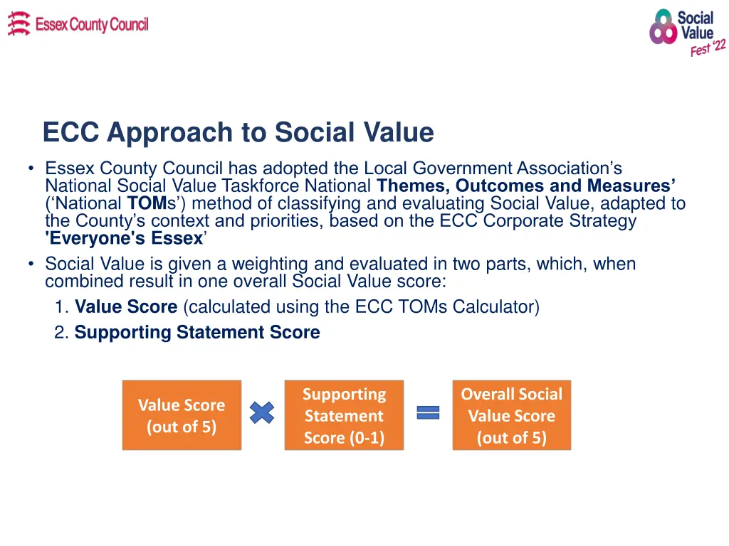 ecc approach to social value