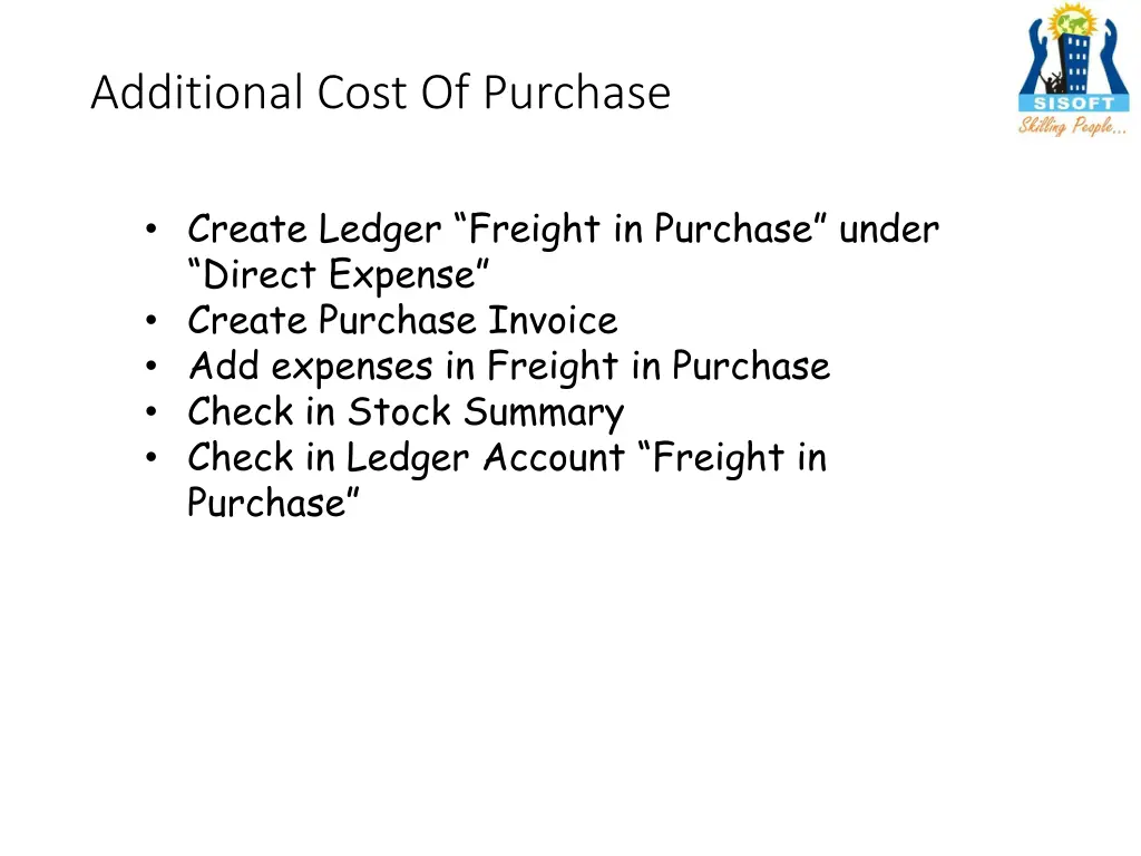 additional cost of purchase 2