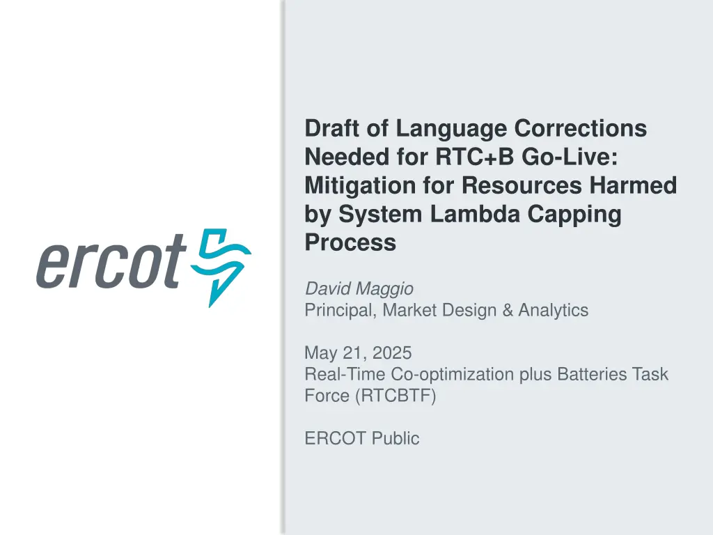draft of language corrections needed