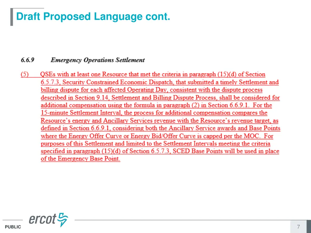draft proposed language cont