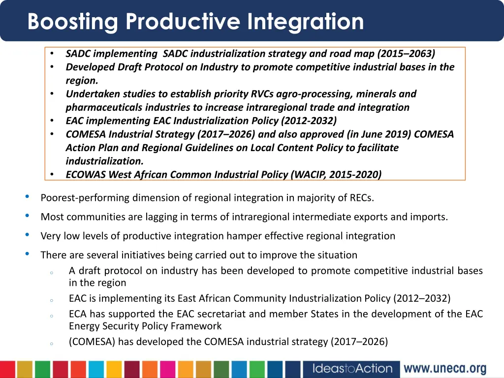 boosting productive integration