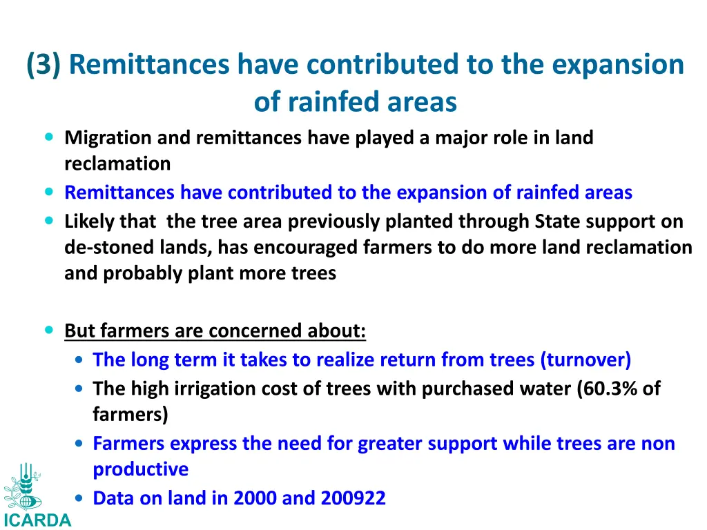 3 remittances have contributed to the expansion