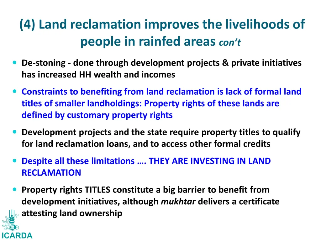 4 land reclamation improves the livelihoods 1