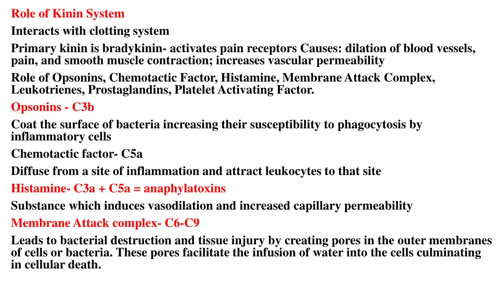 role of kinin system interacts with clotting
